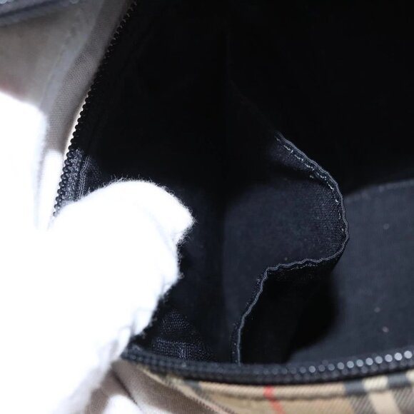 Authentic BURBERRY Nova Check Vanity Hand Bag bst384-121825 - Picture 13 of 16